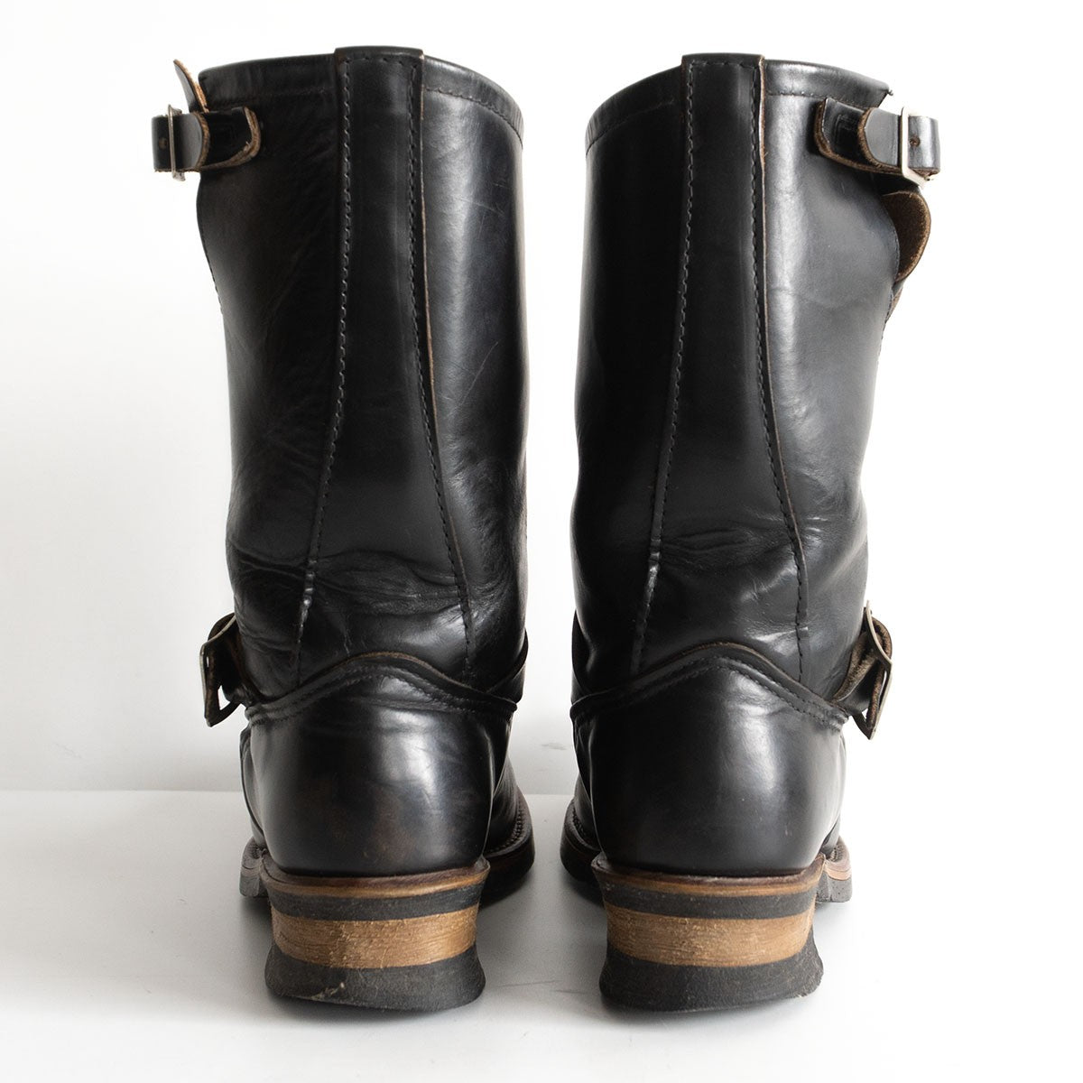 REDWING PT91 2268 Teacore Black Engineer Boots Size 6.5