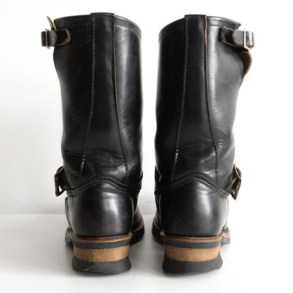 REDWING PT91 2268 Teacore Black Engineer Boots Size 6.5