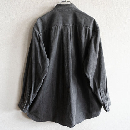 Comme des Garcons Paneled black denim shirt Size XL