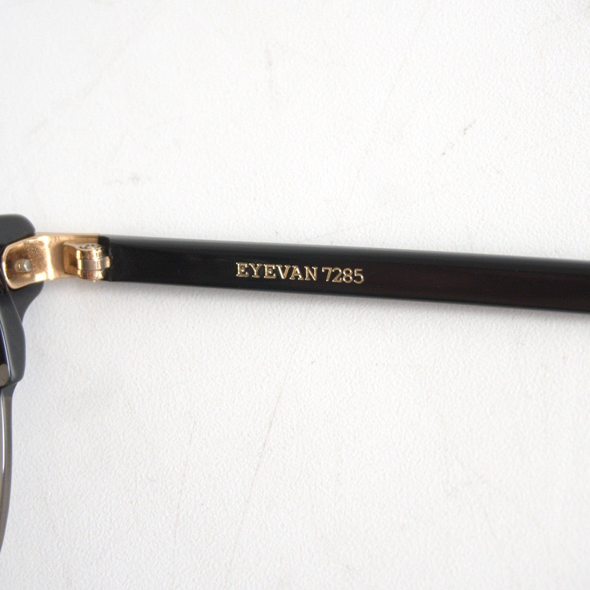 Eyevan 7285 308 Titanium Eyeglasses Sunglass Black Size 47□22-140