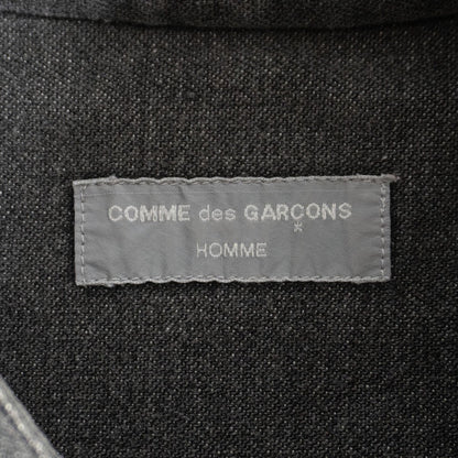 Comme des Garcons Paneled black denim shirt Size XL