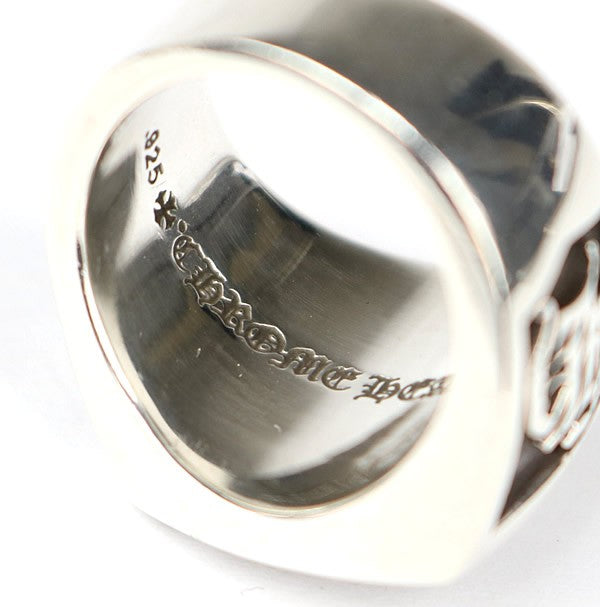 CHROME HEARTS Champion Pave Silver Ring Size ONE SIZE