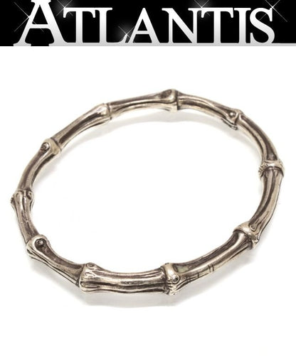 TIFFANY&CO Bamboo SV925 Silver Bangle Size ONE SIZE