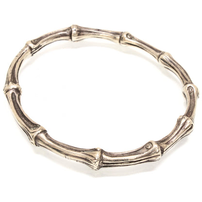 TIFFANY&CO Bamboo SV925 Silver Bangle Size ONE SIZE