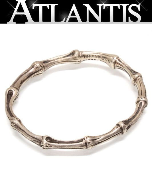 TIFFANY Bamboo SV925 Silver Bangle Size ONE SIZE