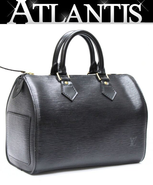 Louis Vuitton Epi Speedy 25 Black Handbag Size ONE SIZE