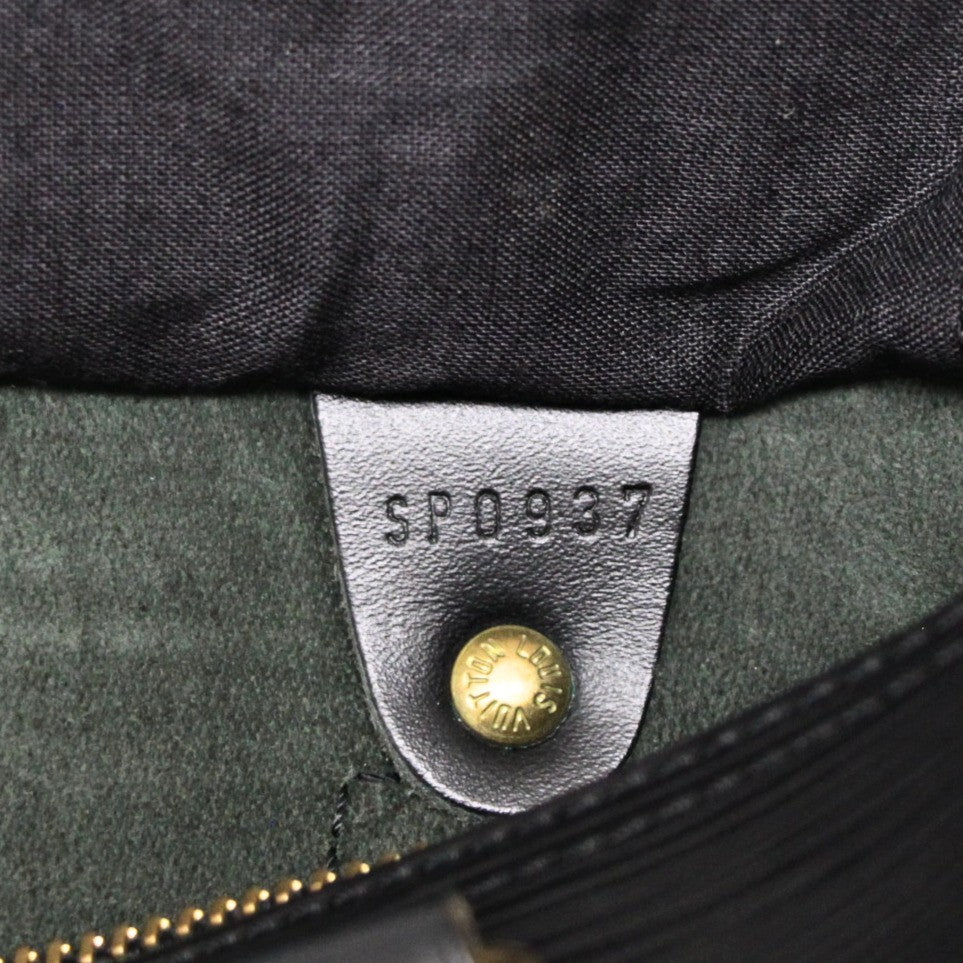 Louis Vuitton Epi Speedy 25 Black Handbag Size ONE SIZE