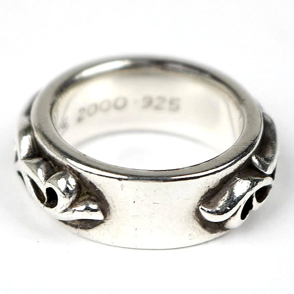 CHROME HEARTS Double Vine Silver Ring Silver Size ONE SIZE