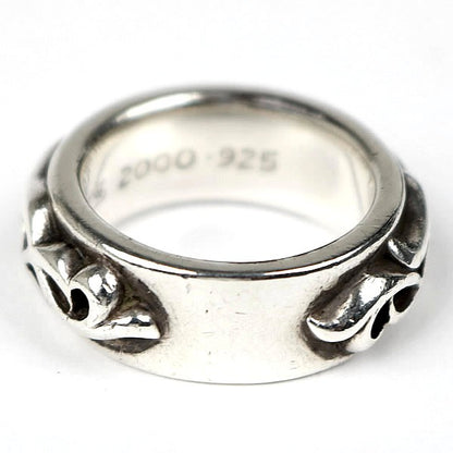 CHROME HEARTS Double Vine Silver Ring Silver Size ONE SIZE