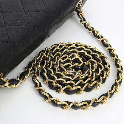 CHANEL Full Flap Matelasse 23 Bag Black Size ONE SIZE