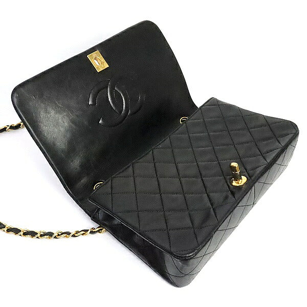 CHANEL Full Flap Matelasse 23 Bag Black Size ONE SIZE
