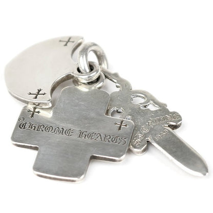 CHROME HEARTS Old Three Trinkets Silver Charm Size ONE SIZE