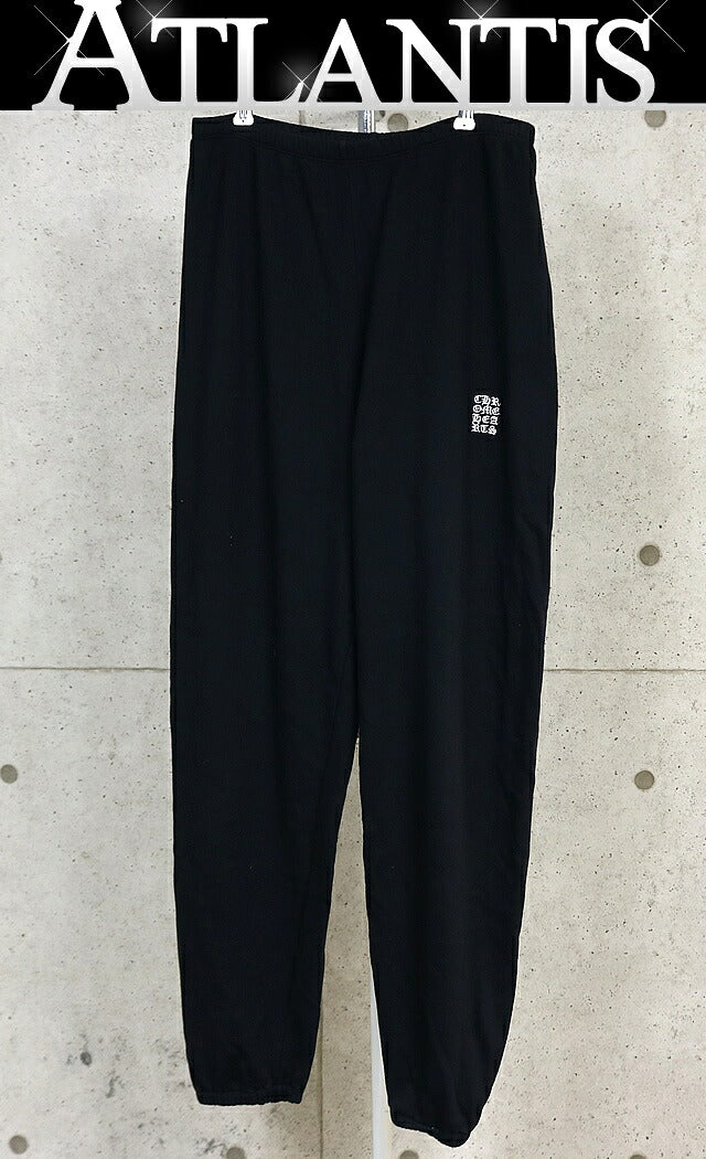 CHROME HEARTS Y NOT Embroidered Sweatpants Black Size M