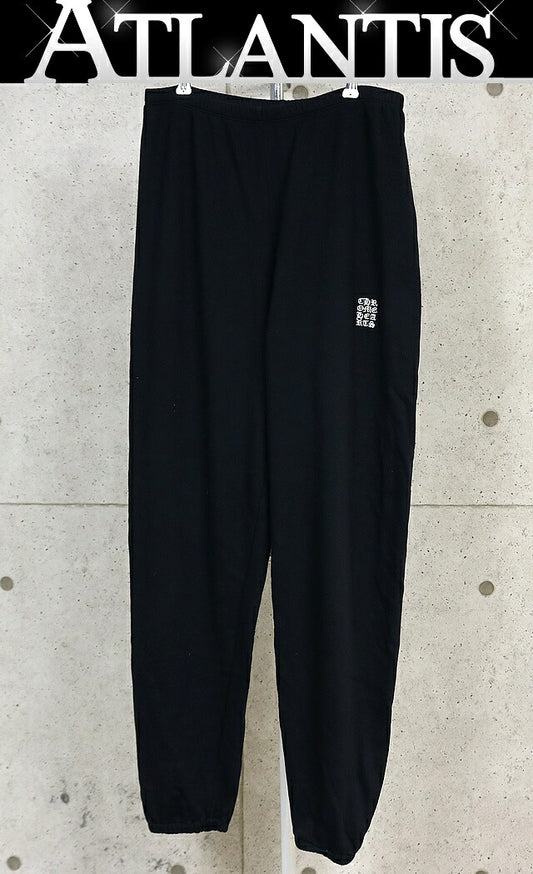 CHROME HEARTS Y NOT Embroidered Sweatpants Black Size M