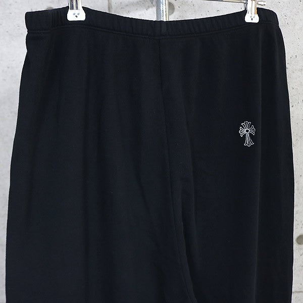 CHROME HEARTS Y NOT Embroidered Sweatpants Black Size M