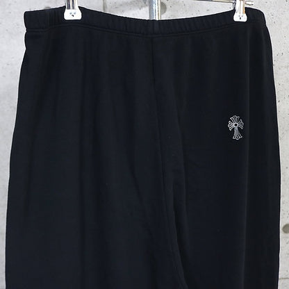 CHROME HEARTS Y NOT Embroidered Sweatpants Black Size M