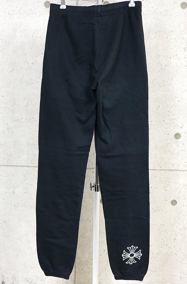 CHROME HEARTS CH Plus Logo Cotton Sweatpants Black Size S