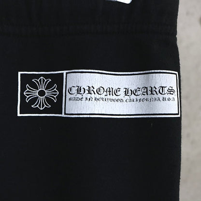 CHROME HEARTS CH Plus Logo Cotton Sweatpants Black Size S