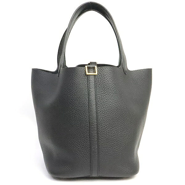 HERMES Picotin Lock MM Taurillon Clemence Bag Size ONE SIZE