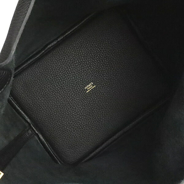 HERMES Picotin Lock MM Taurillon Clemence Bag Size ONE SIZE