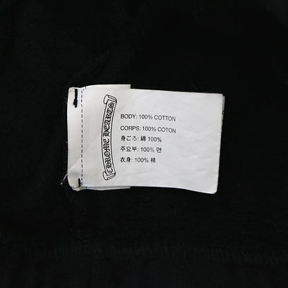 CHROME HEARTS Framed Cross Cotton Sweatpants Black Size XS