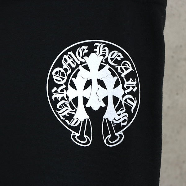 CHROME HEARTS Cemetery Cross Sweatpants Black Size S