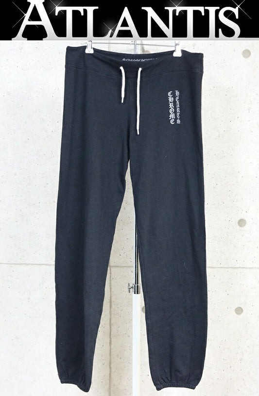 CHROME HEARTS Old English Logo Sweatpants Black Size M