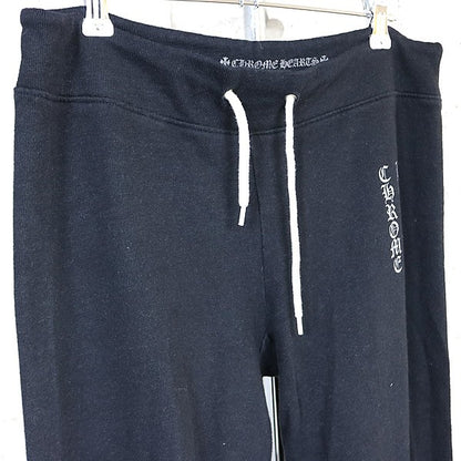 CHROME HEARTS Old English Logo Sweatpants Black Size M