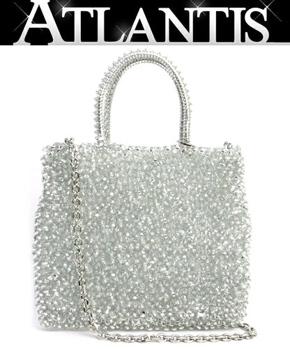 ANTEPRIMA Silver Mini 2WAY Wire Bag PVC Size ONE SIZE