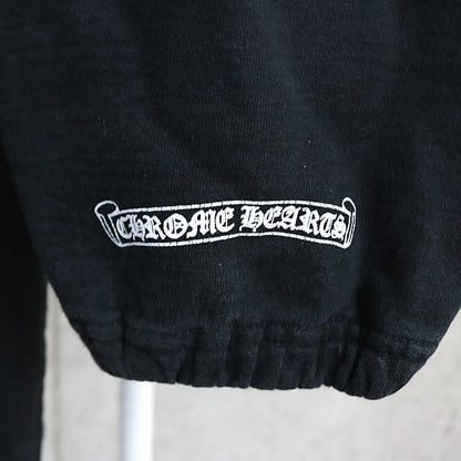 CHROME HEARTS Deadly Doll Cotton Sweatpants Black Size L