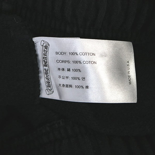 CHROME HEARTS Deadly Doll Cotton Sweatpants Black Size L