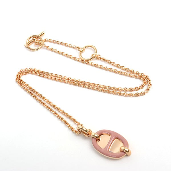 Hermès Mini Maillon PM Rose Plated Necklace Size ONE SIZE