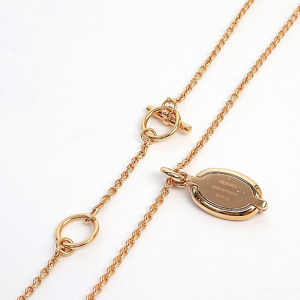 Hermès Mini Maillon PM Rose Plated Necklace Size ONE SIZE