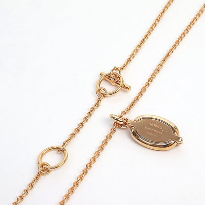Hermès Mini Maillon PM Rose Plated Necklace Size ONE SIZE