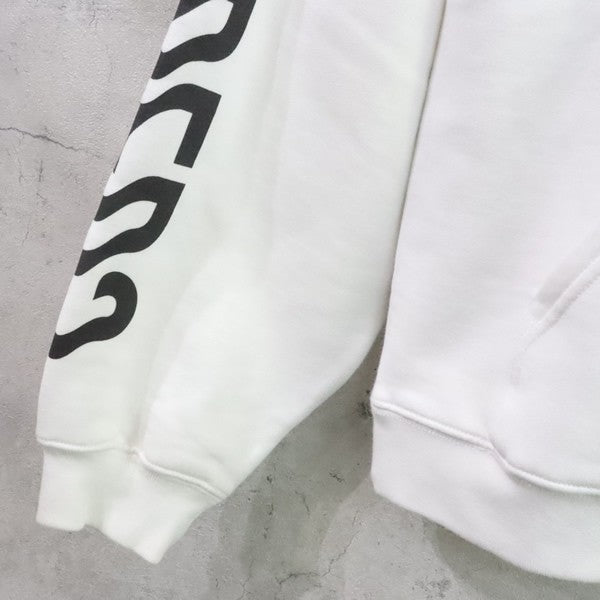 DSQUARED D2 Zip Herca Sleeve Logo Hoodie White Size XS