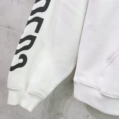DSQUARED D2 Zip Herca Sleeve Logo Hoodie White Size XS
