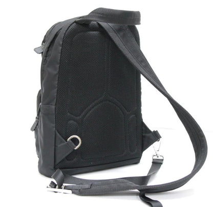 PRADA Triangle Logo Nylon Shoulder Bag Black Size ONE SIZE
