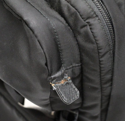 PRADA Triangle Logo Nylon Shoulder Bag Black Size ONE SIZE