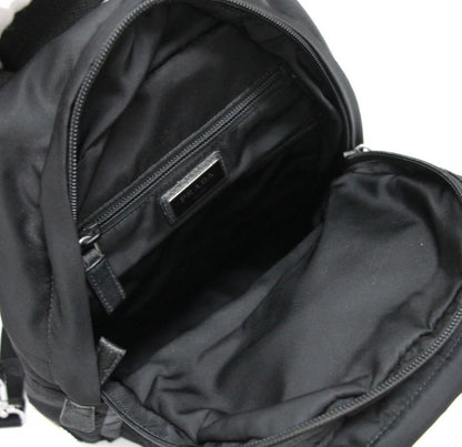PRADA Triangle Logo Nylon Shoulder Bag Black Size ONE SIZE