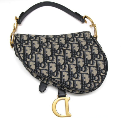 Christian Dior Mini Oblique Jacquard Bag Blue Size ONE SIZE