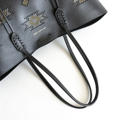 Polo Ralph Lauren Native Leather Tote Bag Black
