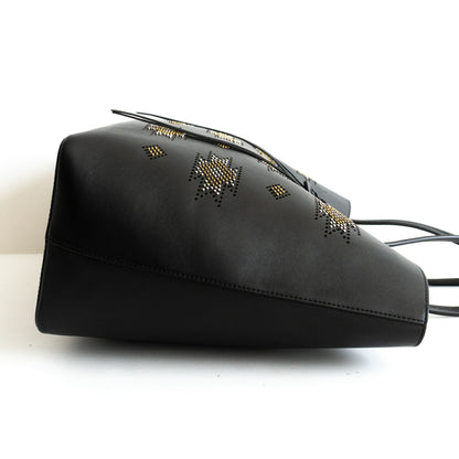 Polo Ralph Lauren Native Leather Tote Bag Black
