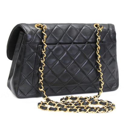 CHANEL Vintage Matelasse 23 Lambskin Bag Black Size ONE SIZE