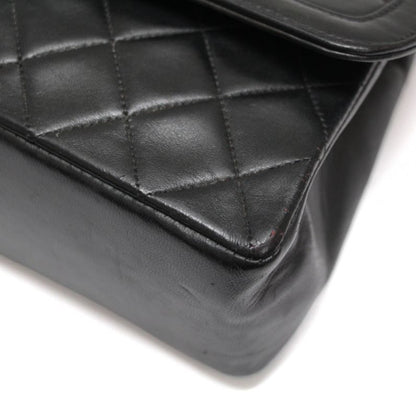 CHANEL Vintage Matelasse 23 Lambskin Bag Black Size ONE SIZE