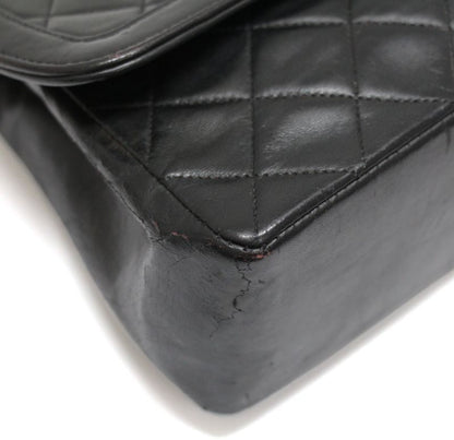 CHANEL Vintage Matelasse 23 Lambskin Bag Black Size ONE SIZE