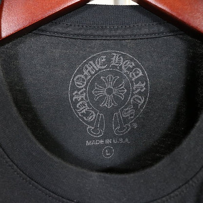 CHROME HEARTS Horseshoe Pocket T-Shirt Black Size L