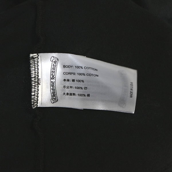 CHROME HEARTS Horseshoe Pocket T-Shirt Black Size L