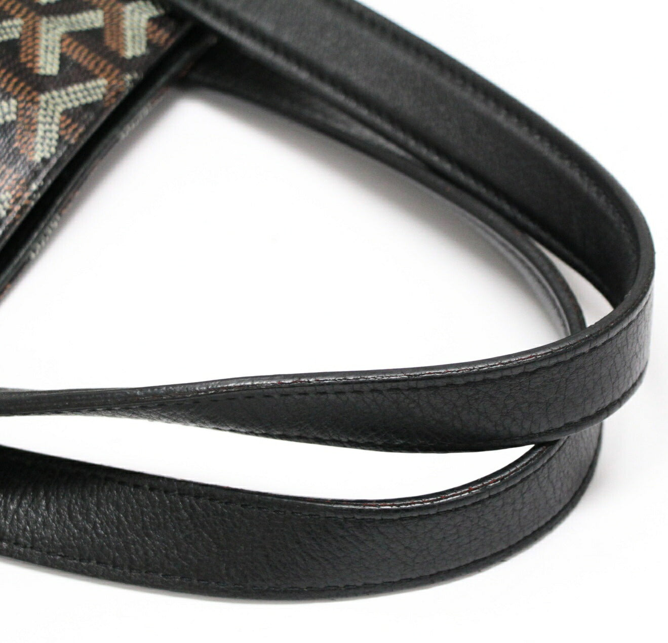 GOYARD Volnaire PVC Leather Tote Bag Black Size ONE SIZE