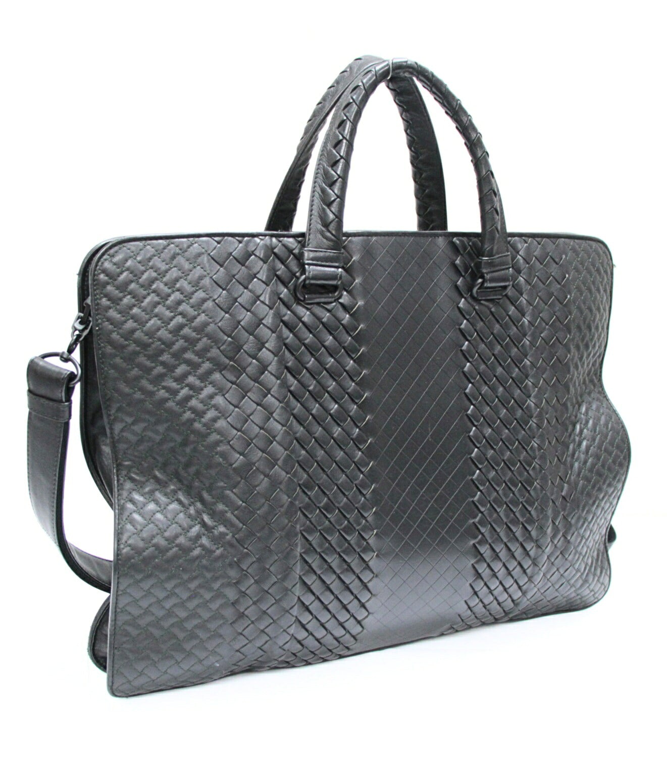 BOTTEGA VENETA Intrecciato Briefcase Black Size ONE SIZE
