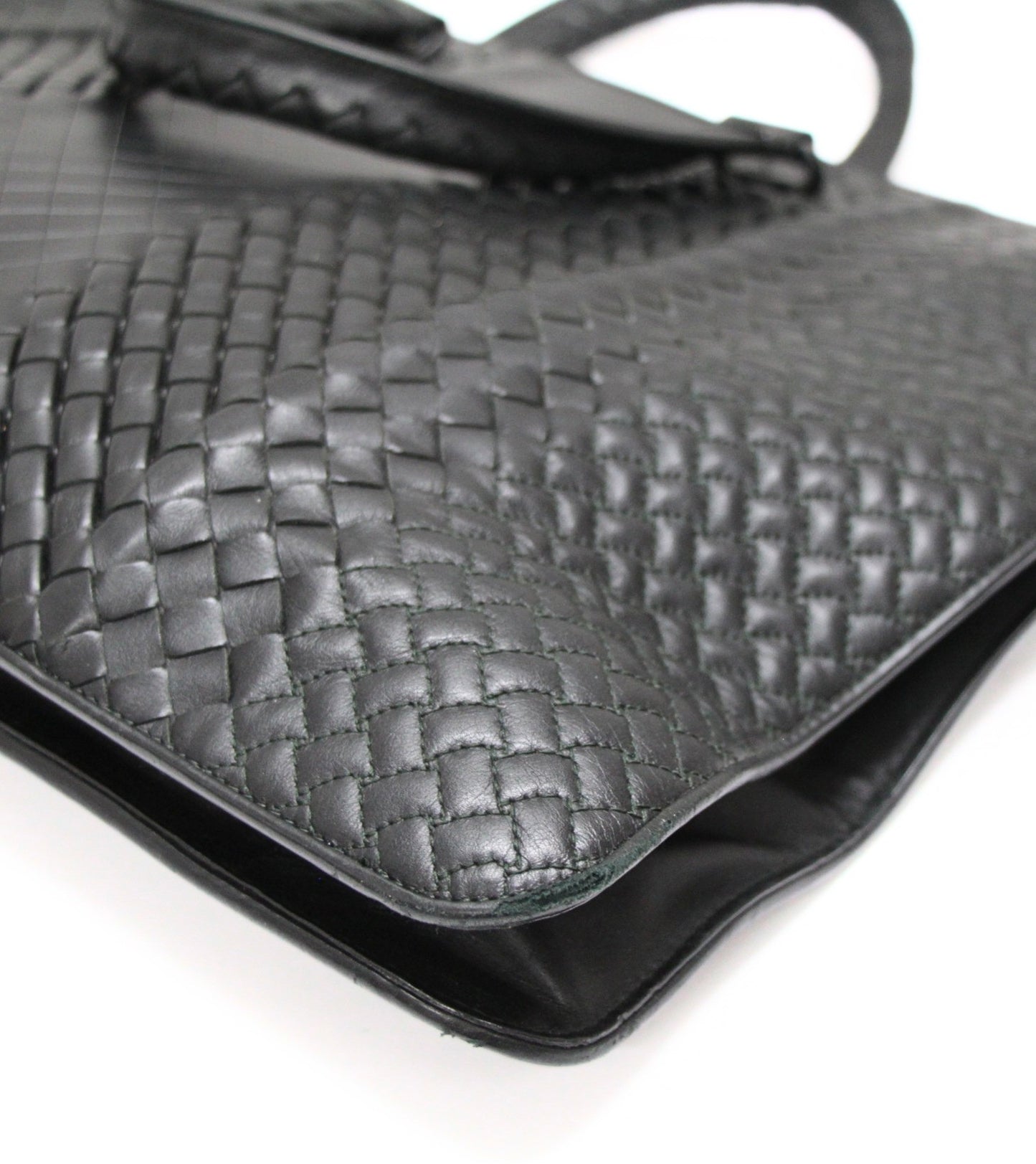 BOTTEGA VENETA Intrecciato Briefcase Black Size ONE SIZE